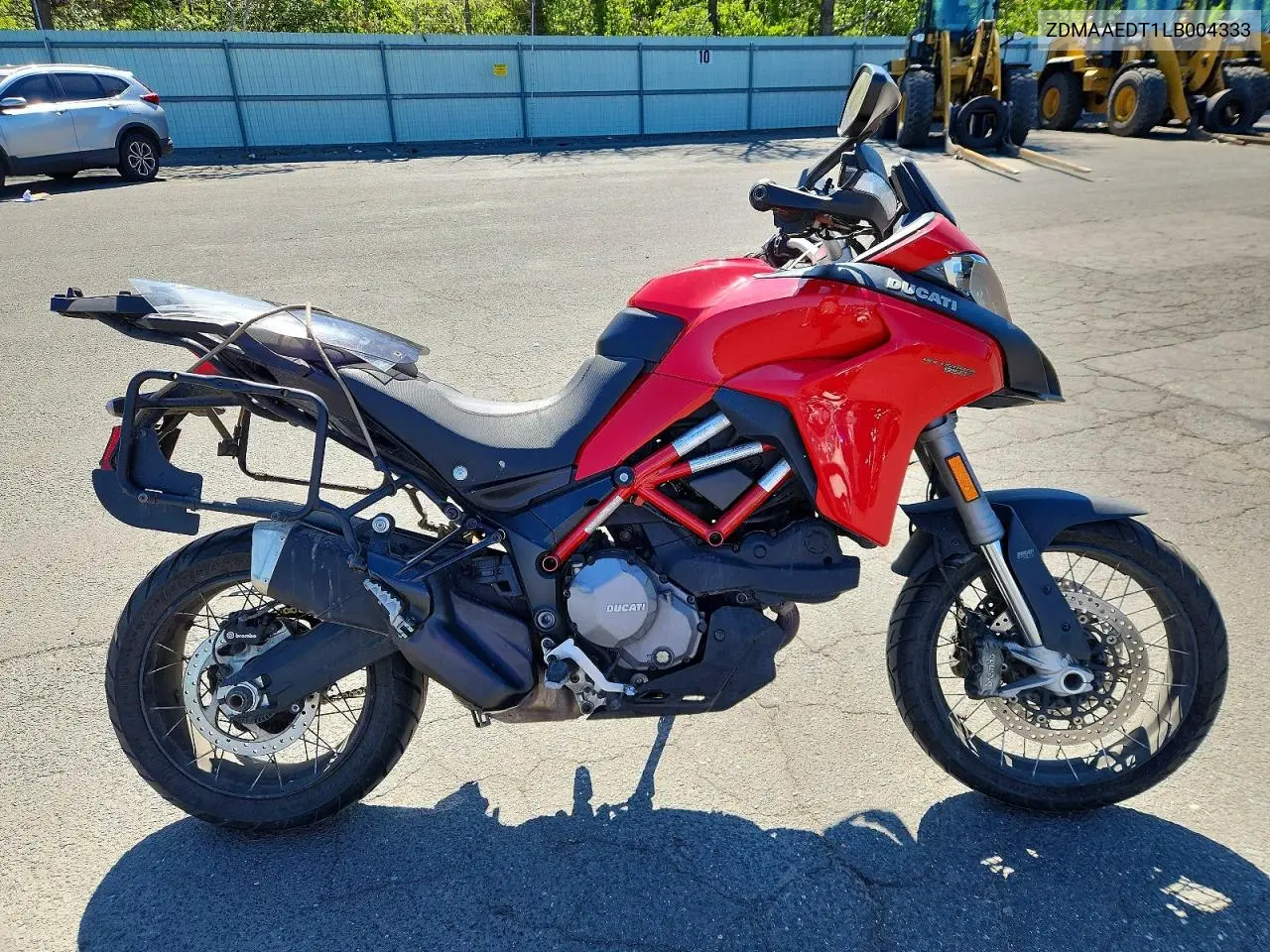 2020 Ducati Multistrada 950 VIN: ZDMAAEDT1LB004333 Lot: 55358176