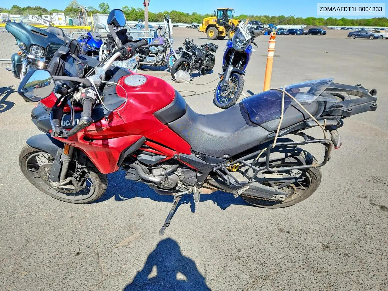 2020 Ducati Multistrada 950 VIN: ZDMAAEDT1LB004333 Lot: 55358176