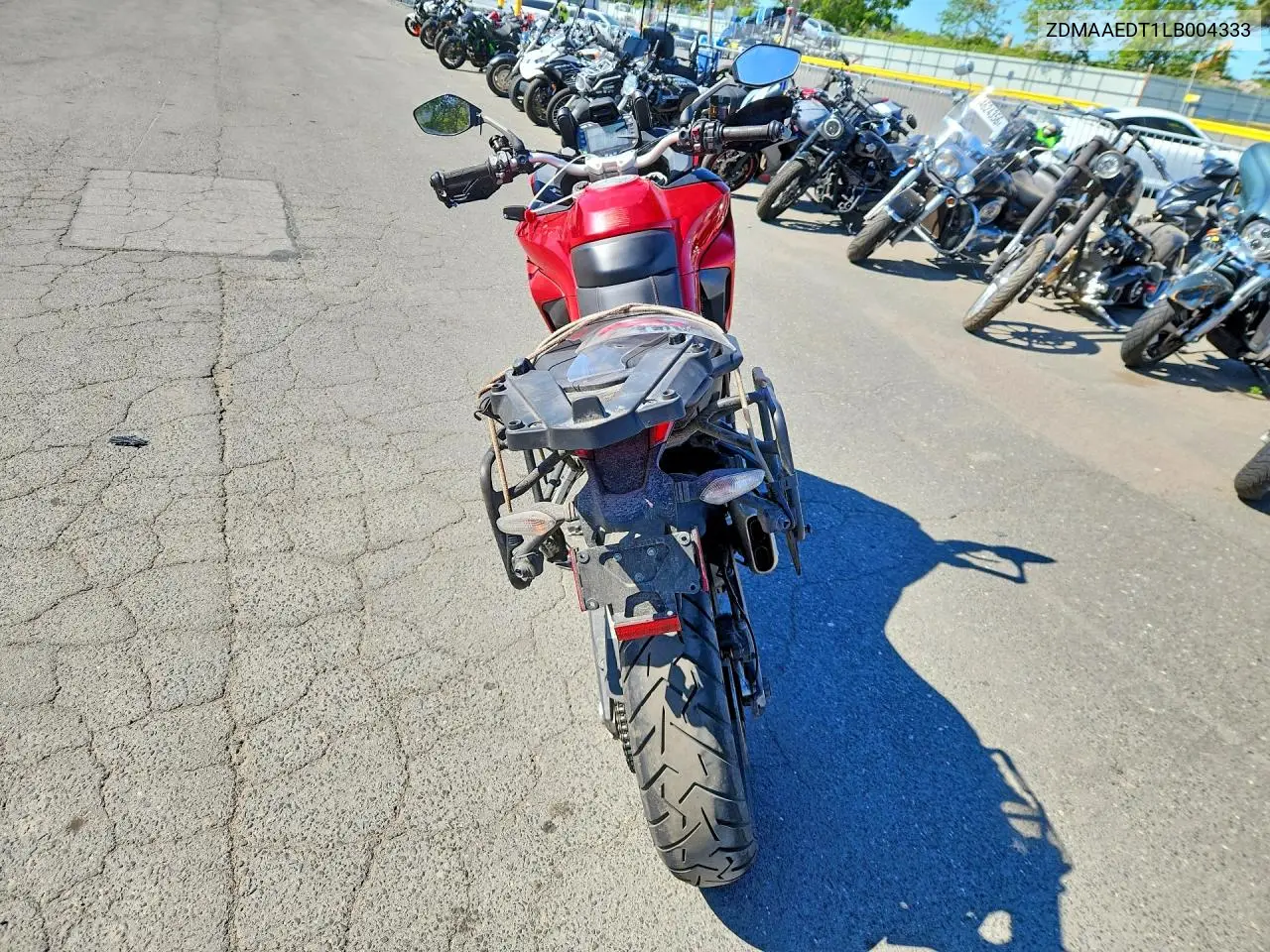 2020 Ducati Multistrada 950 VIN: ZDMAAEDT1LB004333 Lot: 55358176
