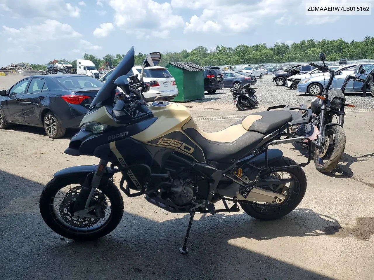 2020 Ducati Multistrada 1260 Enduro VIN: ZDMAAERW7LB015162 Lot: 59179746