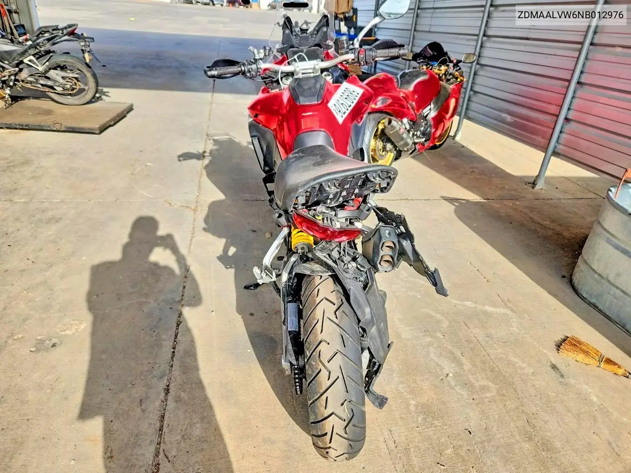 2022 Ducati Multistrada V4 VIN: ZDMAALVW6NB012976 Lot: 58997976