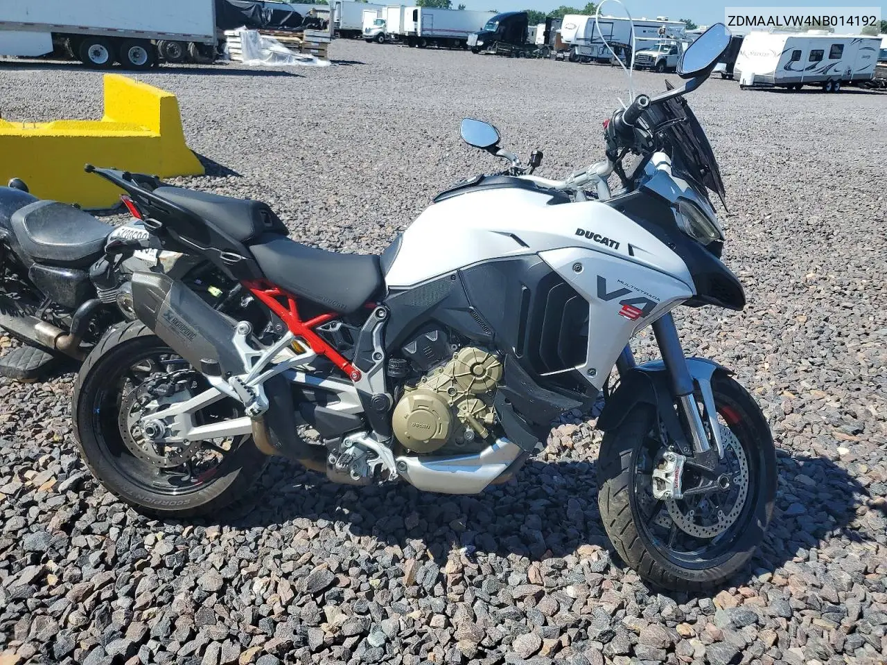 2022 Ducati Multistrada V4 VIN: ZDMAALVW4NB014192 Lot: 59125486