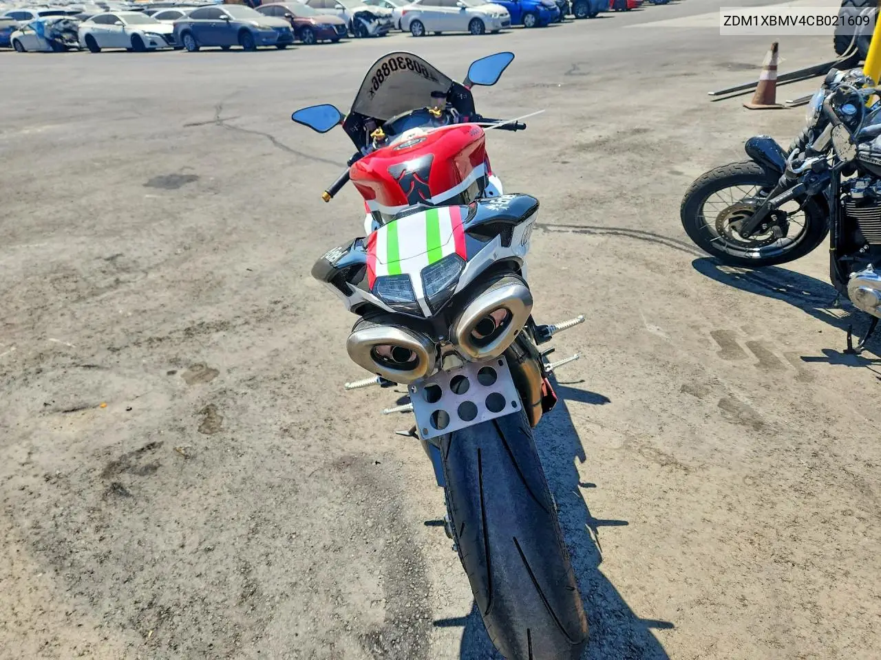 2012 Ducati Superbike 848 VIN: ZDM1XBMV4CB021609 Lot: 60830886