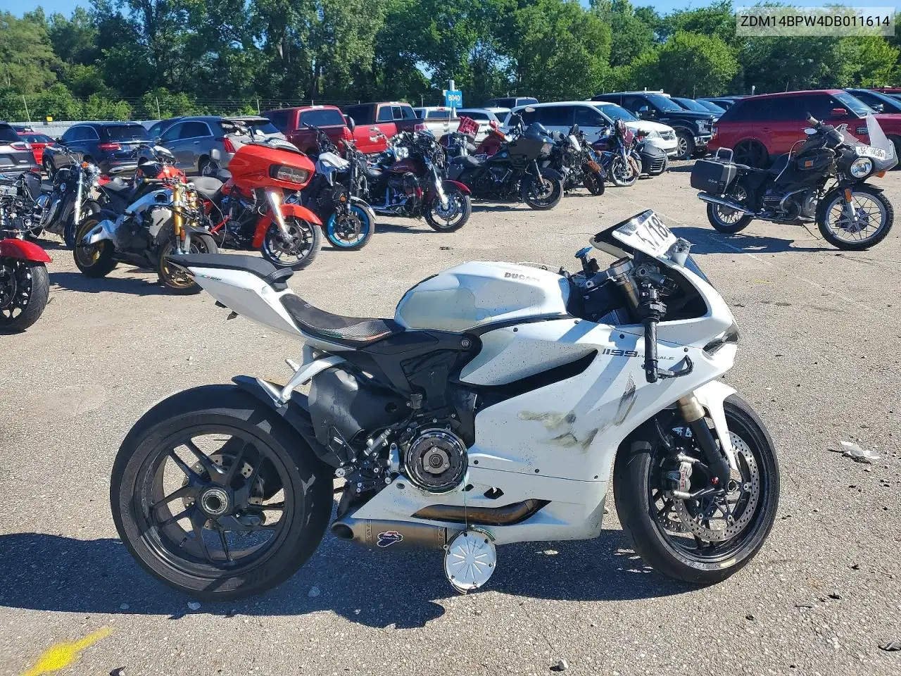 2013 Ducati Superbike 1199 Panigale VIN: ZDM14BPW4DB011614 Lot: 57185686