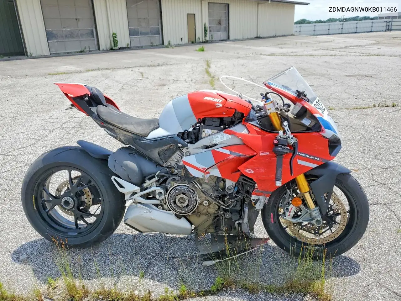 2019 Ducati Panigale V4 VIN: ZDMDAGNW0KB011466 Lot: 60214386