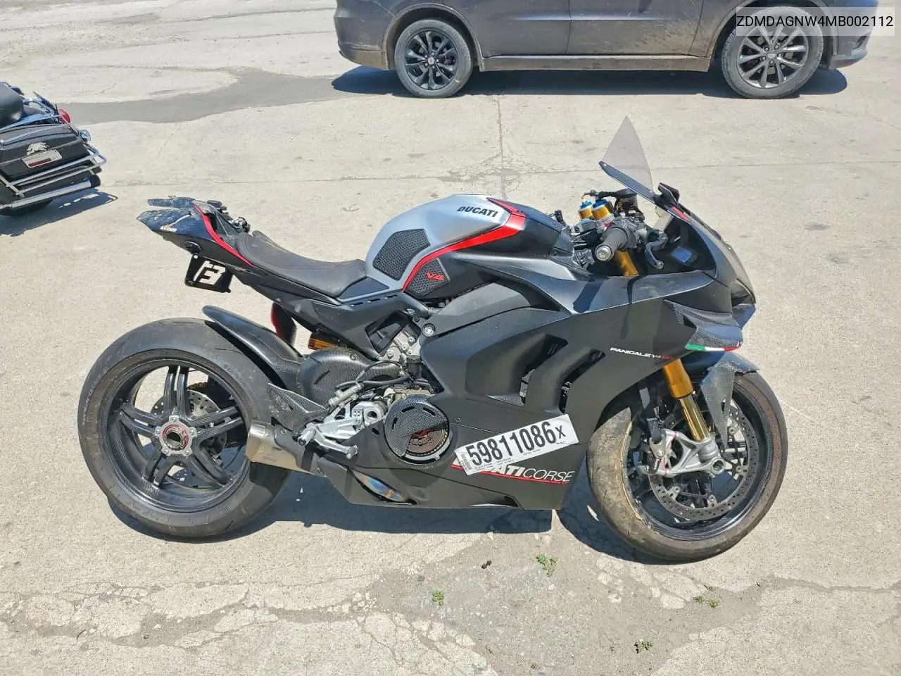 2021 Ducati Panigale V4 VIN: ZDMDAGNW4MB002112 Lot: 59811086