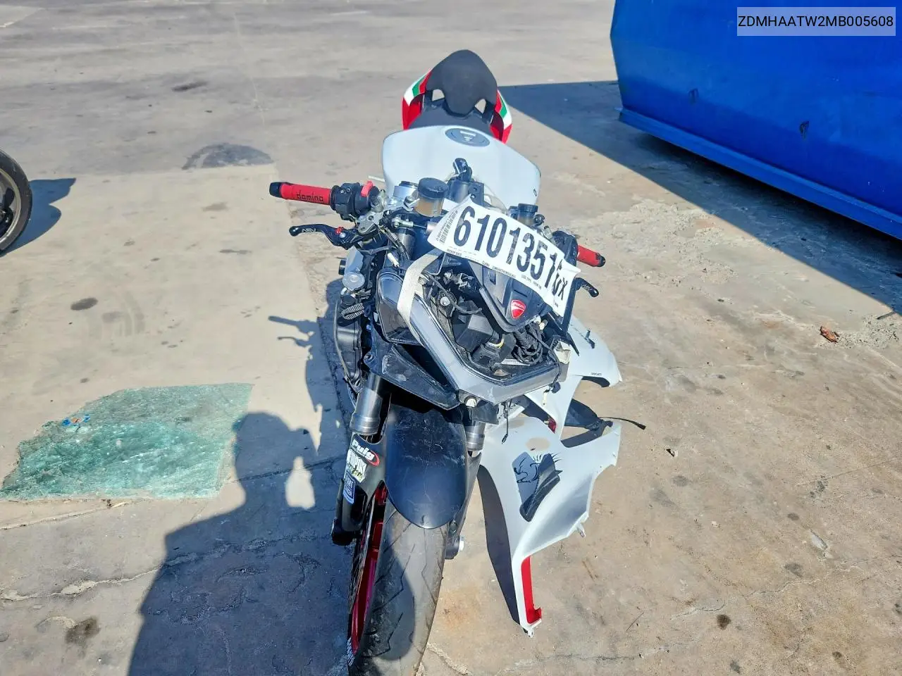 2021 Ducati Panigale V2 VIN: ZDMHAATW2MB005608 Lot: 61013516