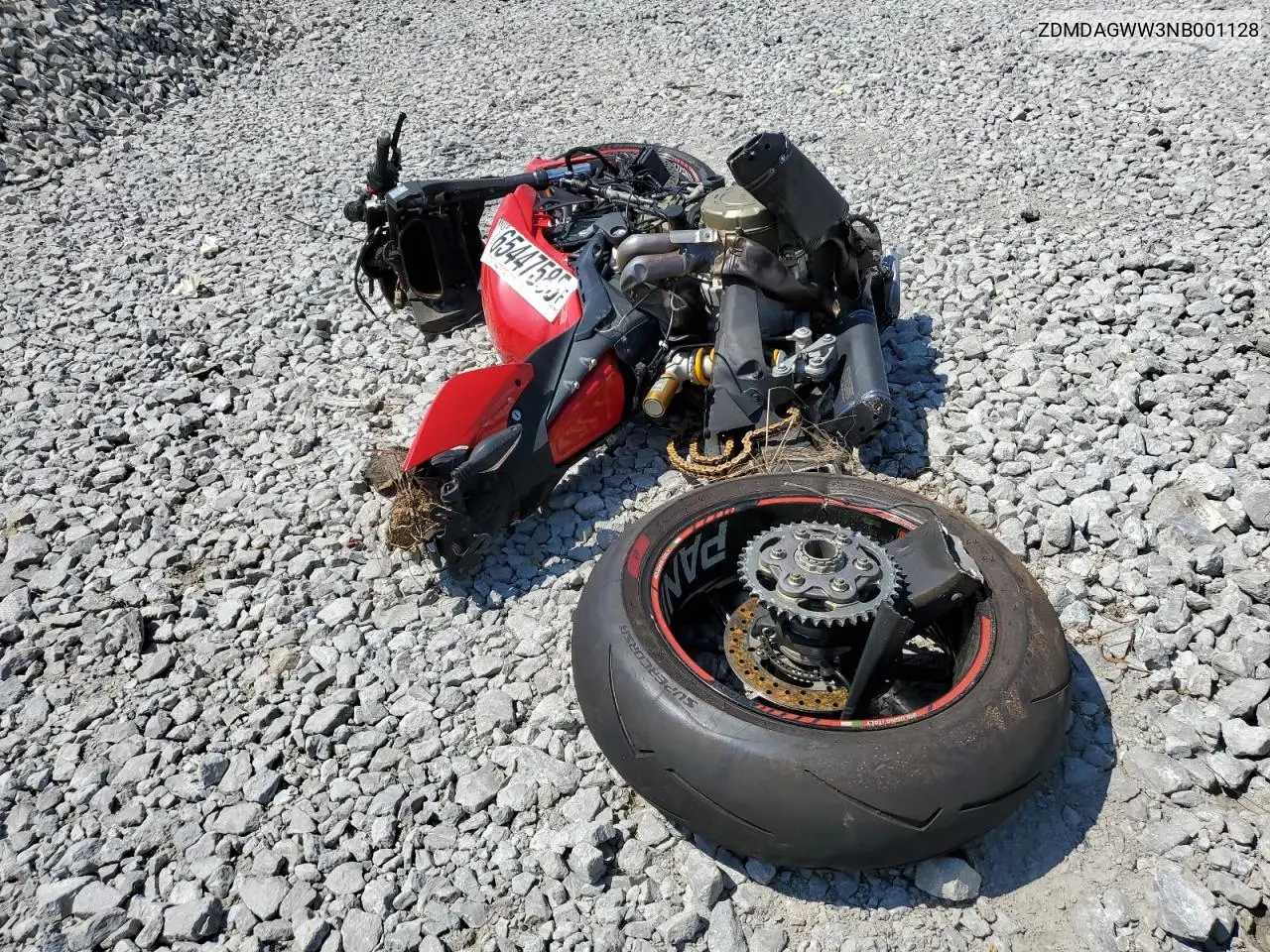 2022 Ducati Panigale V4S VIN: ZDMDAGWW3NB001128 Lot: 65447585