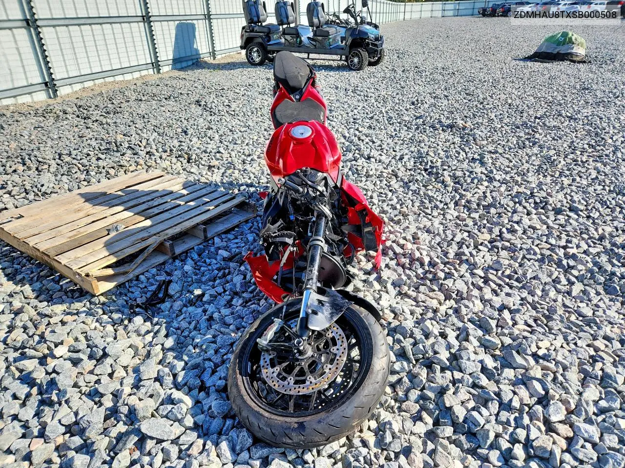 2025 Ducati Panigale V2 VIN: ZDMHAU8TXSB000508 Lot: 47538136
