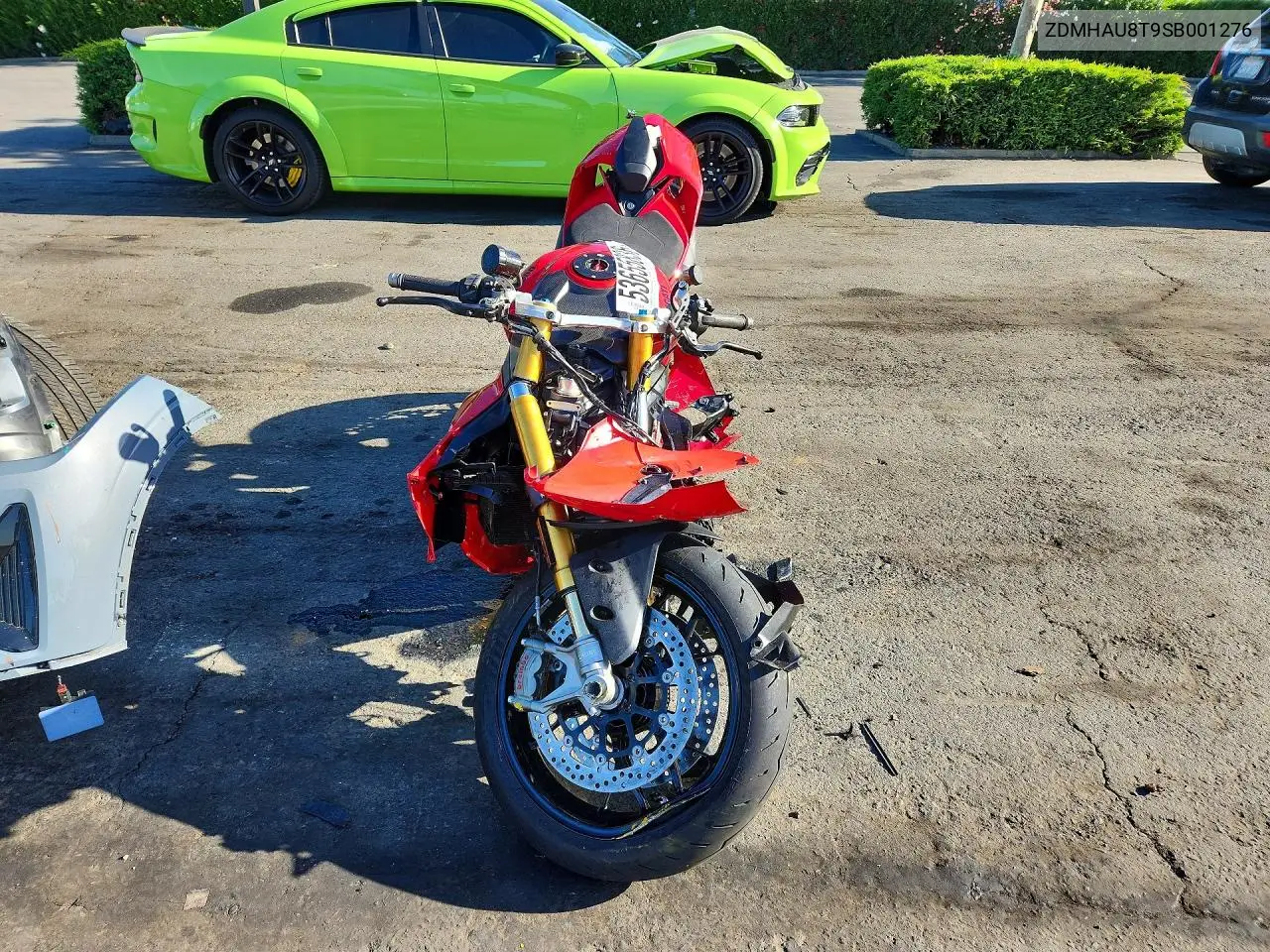 2025 Ducati Panigale V2 VIN: ZDMHAU8T9SB001276 Lot: 53655836