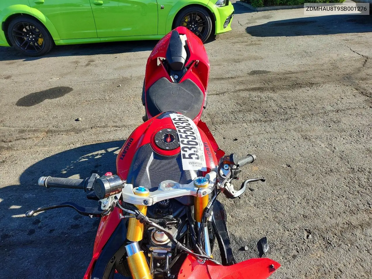 2025 Ducati Panigale V2 VIN: ZDMHAU8T9SB001276 Lot: 53655836