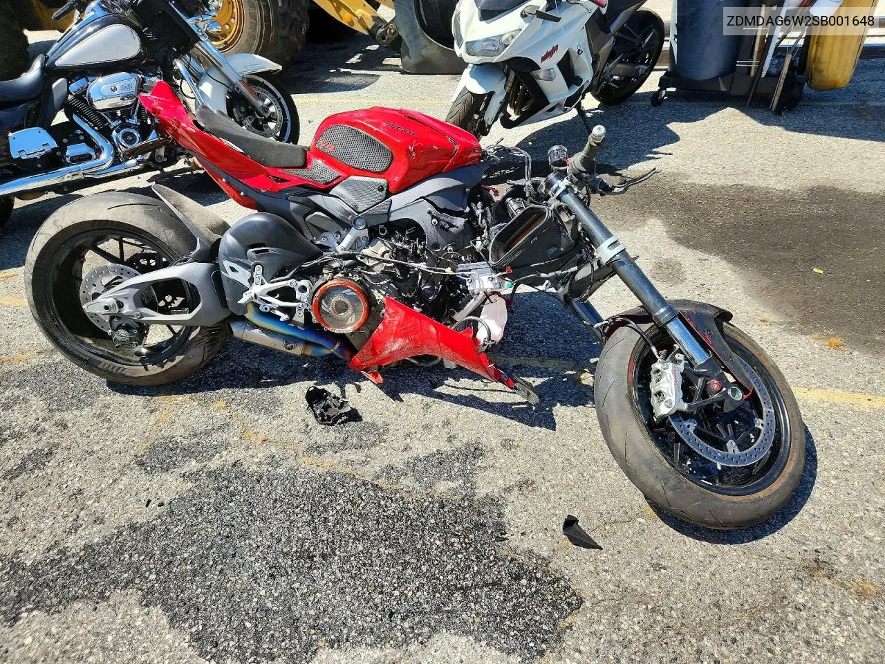 2025 Ducati Panigale V4 VIN: ZDMDAG6W2SB001648 Lot: 61287906