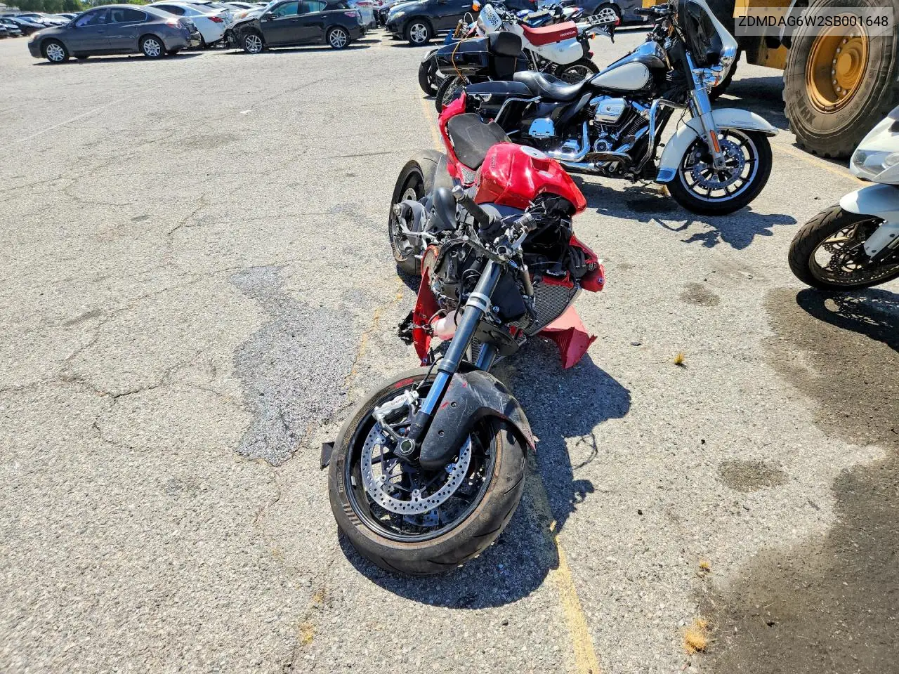 2025 Ducati Panigale V4 VIN: ZDMDAG6W2SB001648 Lot: 61287906