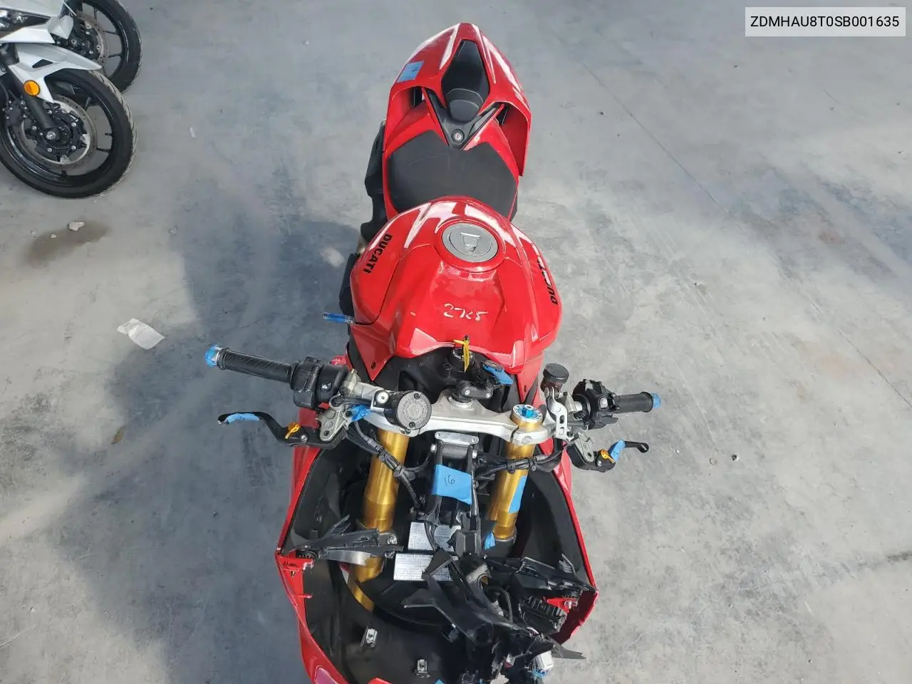 2025 Ducati Panigale V2 VIN: ZDMHAU8T0SB001635 Lot: 85482725