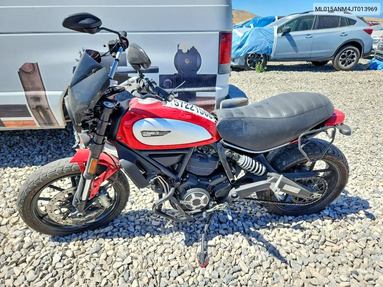 2018 Ducati Scrambler 800 VIN: ML015ANM4JT013969 Lot: 57221566