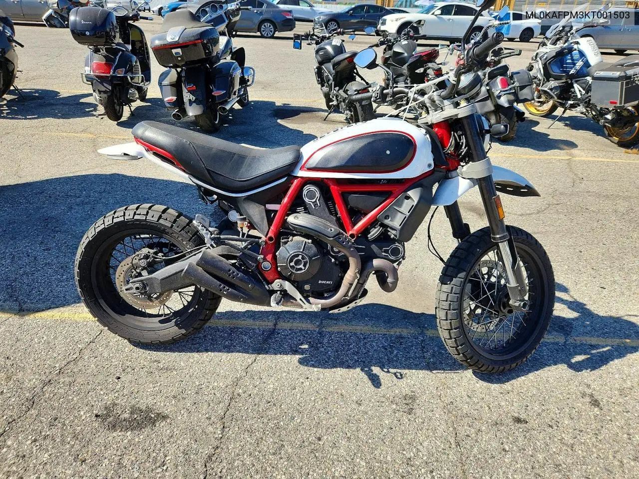 2019 Ducati Scrambler Desert Sled VIN: ML0KAFPM3KT001503 Lot: 61715176