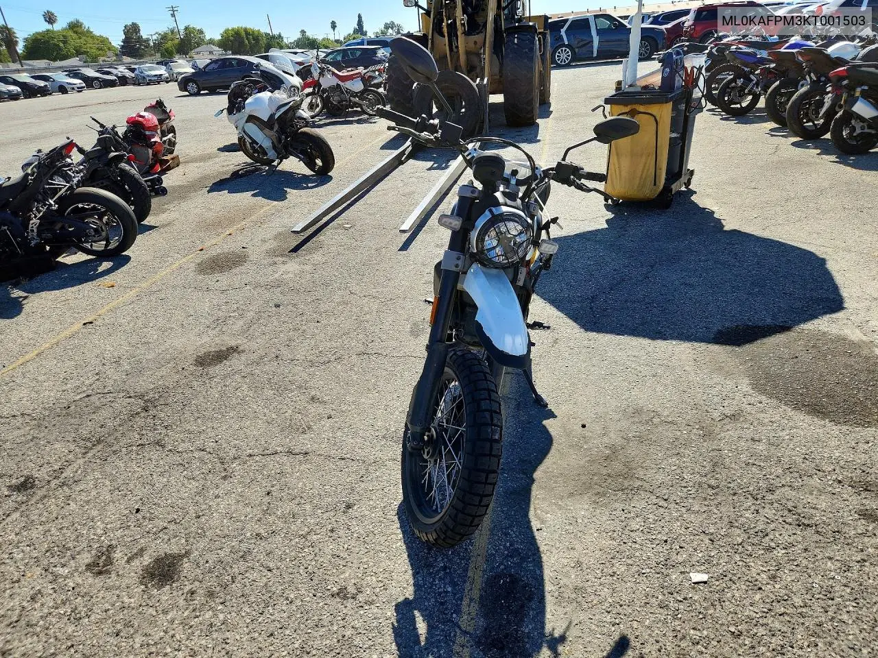 2019 Ducati Scrambler Desert Sled VIN: ML0KAFPM3KT001503 Lot: 61715176