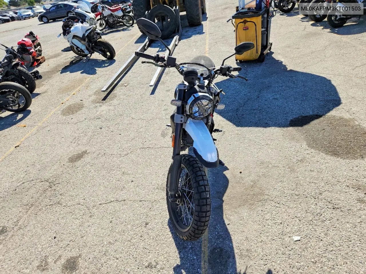 2019 Ducati Scrambler Desert Sled VIN: ML0KAFPM3KT001503 Lot: 61715176