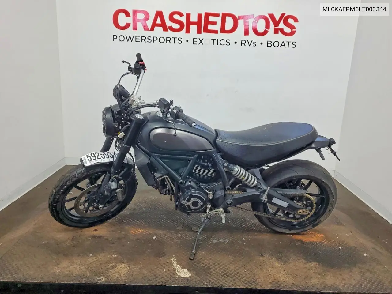 2020 Ducati Scrambler Desert Sled VIN: ML0KAFPM6LT003344 Lot: 59259316