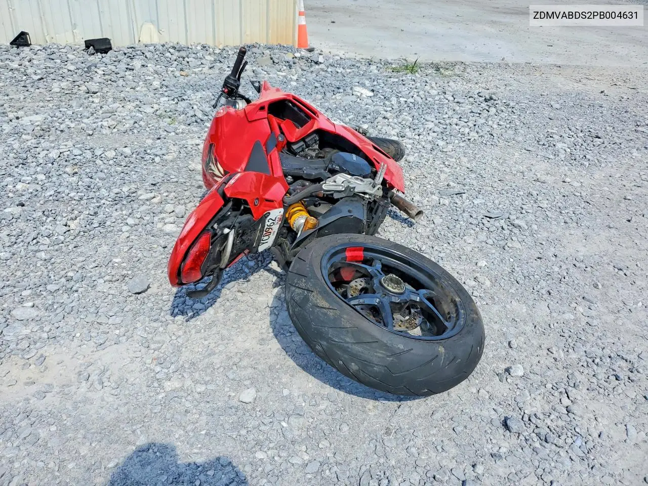 2023 Ducati Supersport VIN: ZDMVABDS2PB004631 Lot: 58890126