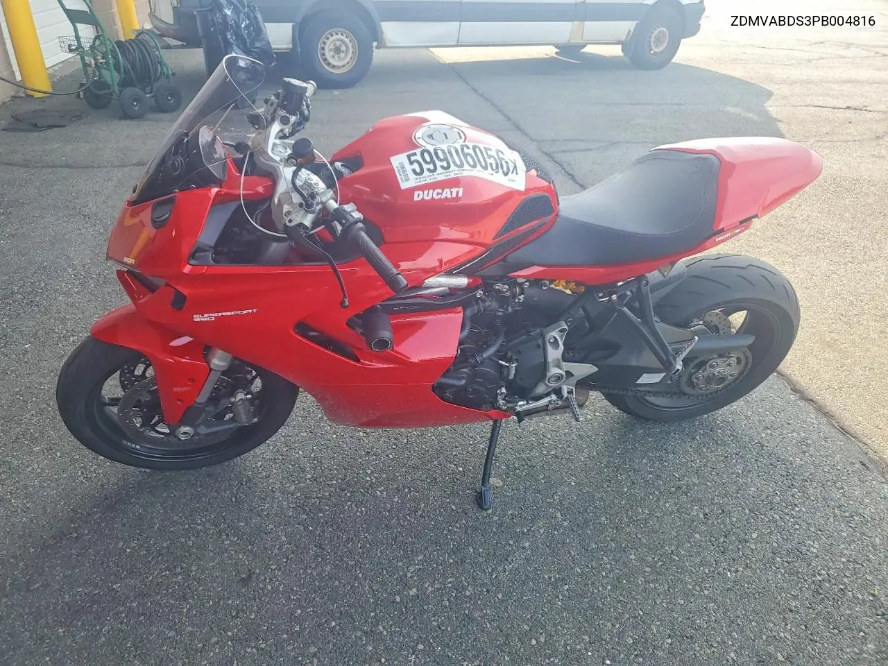 2023 Ducati Supersport VIN: ZDMVABDS3PB004816 Lot: 59906056