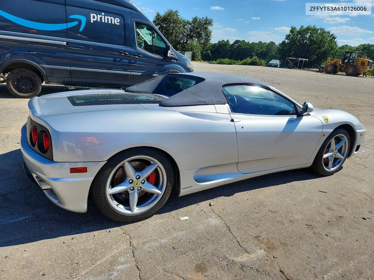 2001 Ferrari 360 Spider VIN: ZFFYT53A610126006 Lot: 54409386
