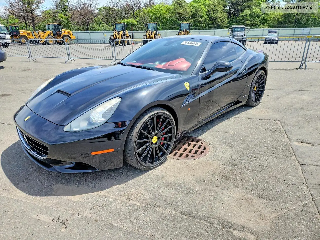 2010 Ferrari California VIN: ZFF65LJA3A0168755 Lot: 58336446