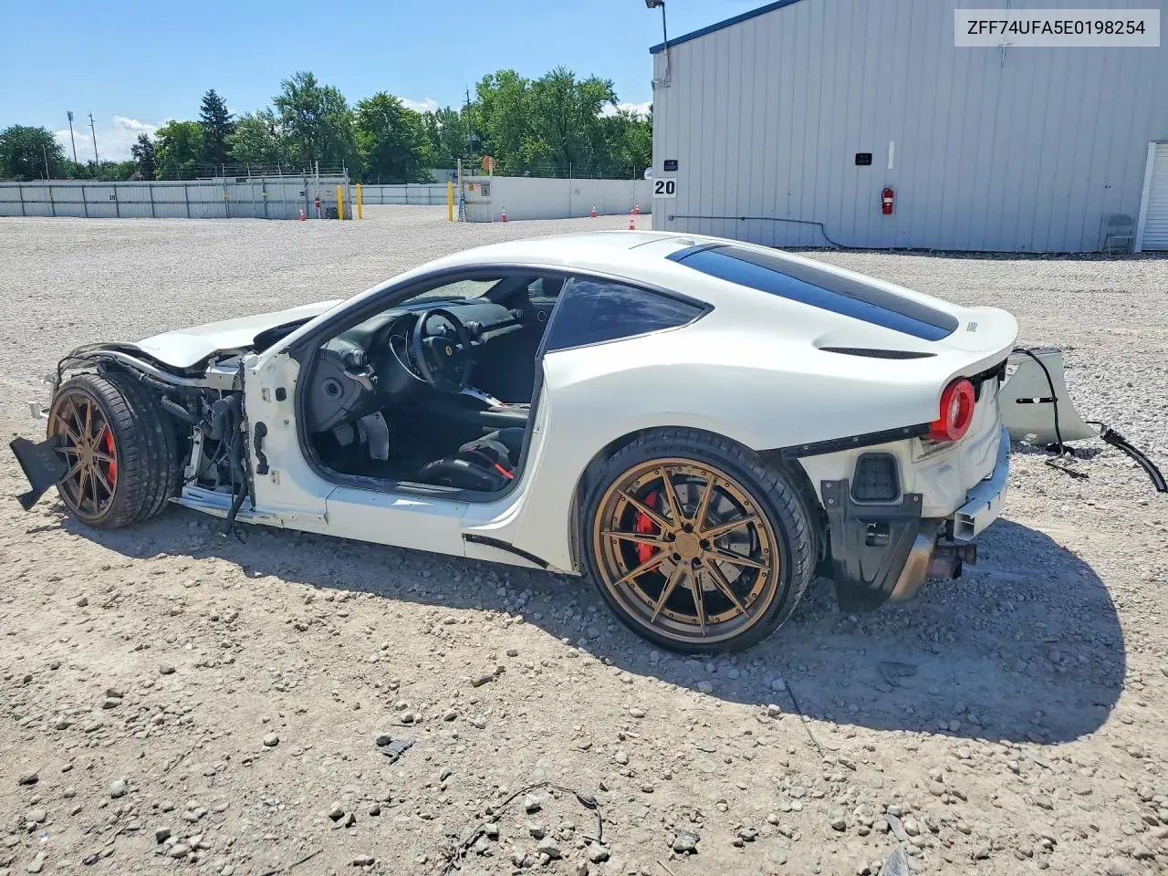 2014 Ferrari F12 Berlinetta VIN: ZFF74UFA5E0198254 Lot: 55515656