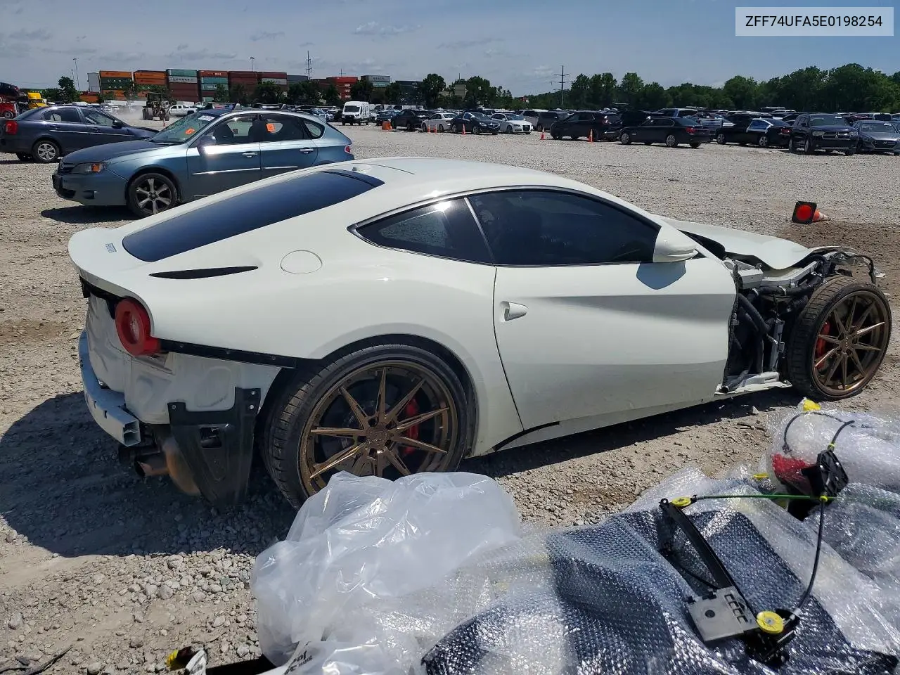 2014 Ferrari F12 Berlinetta VIN: ZFF74UFA5E0198254 Lot: 55515656