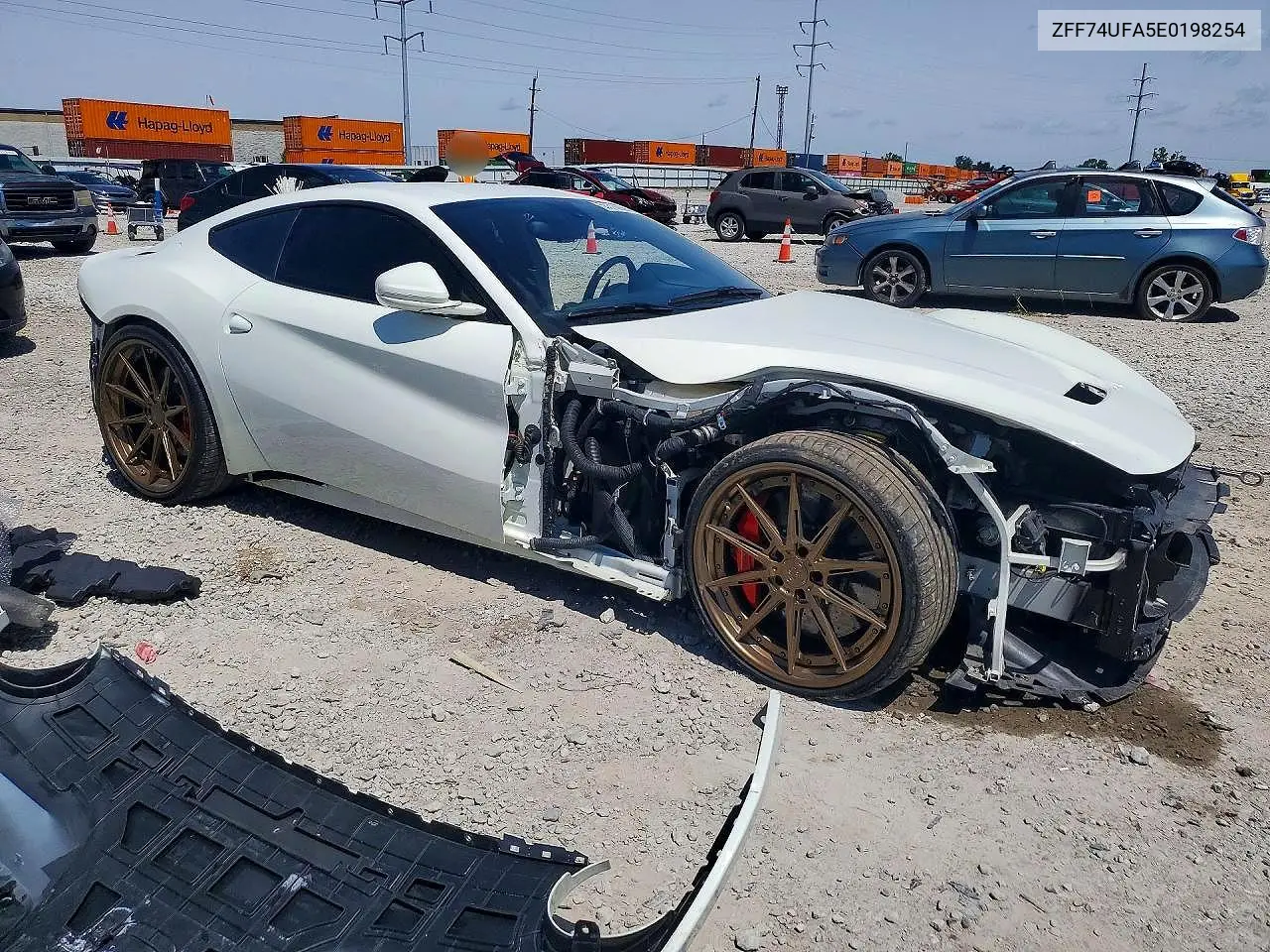 2014 Ferrari F12 Berlinetta VIN: ZFF74UFA5E0198254 Lot: 55515656