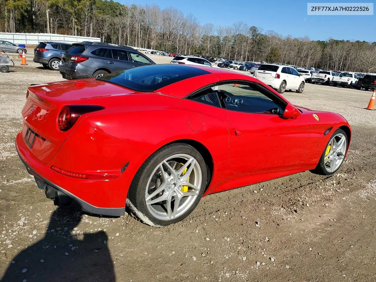 2017 Ferrari California T VIN: ZFF77XJA7H0222526 Lot: 74959495