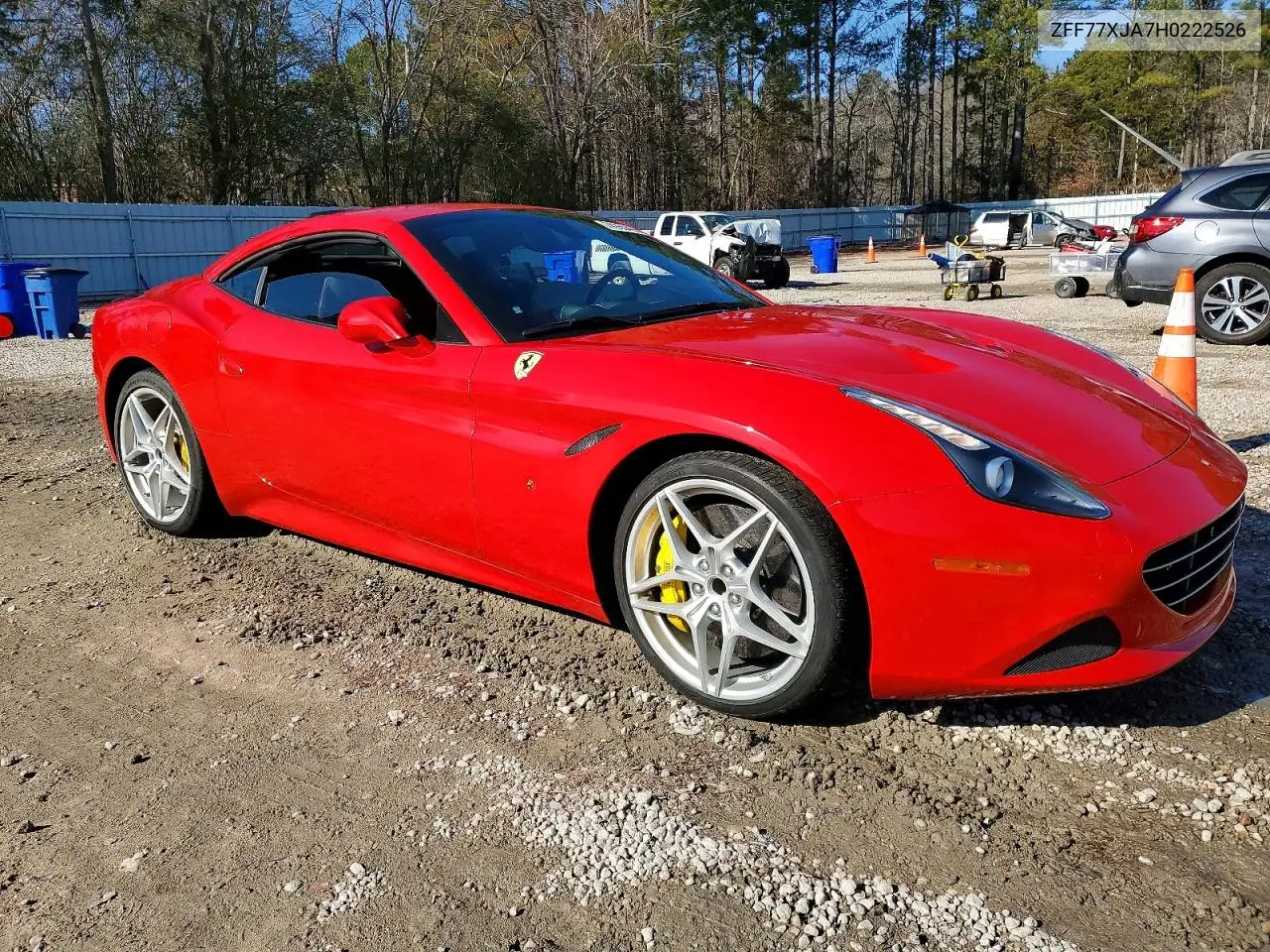 2017 Ferrari California T VIN: ZFF77XJA7H0222526 Lot: 74959495
