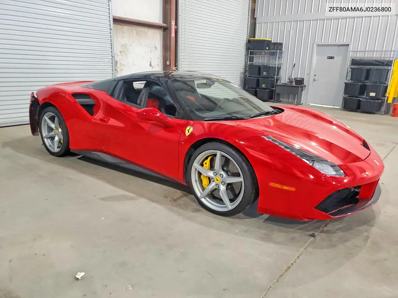 2018 Ferrari 488 Spider VIN: ZFF80AMA6J0236800 Lot: 46838426