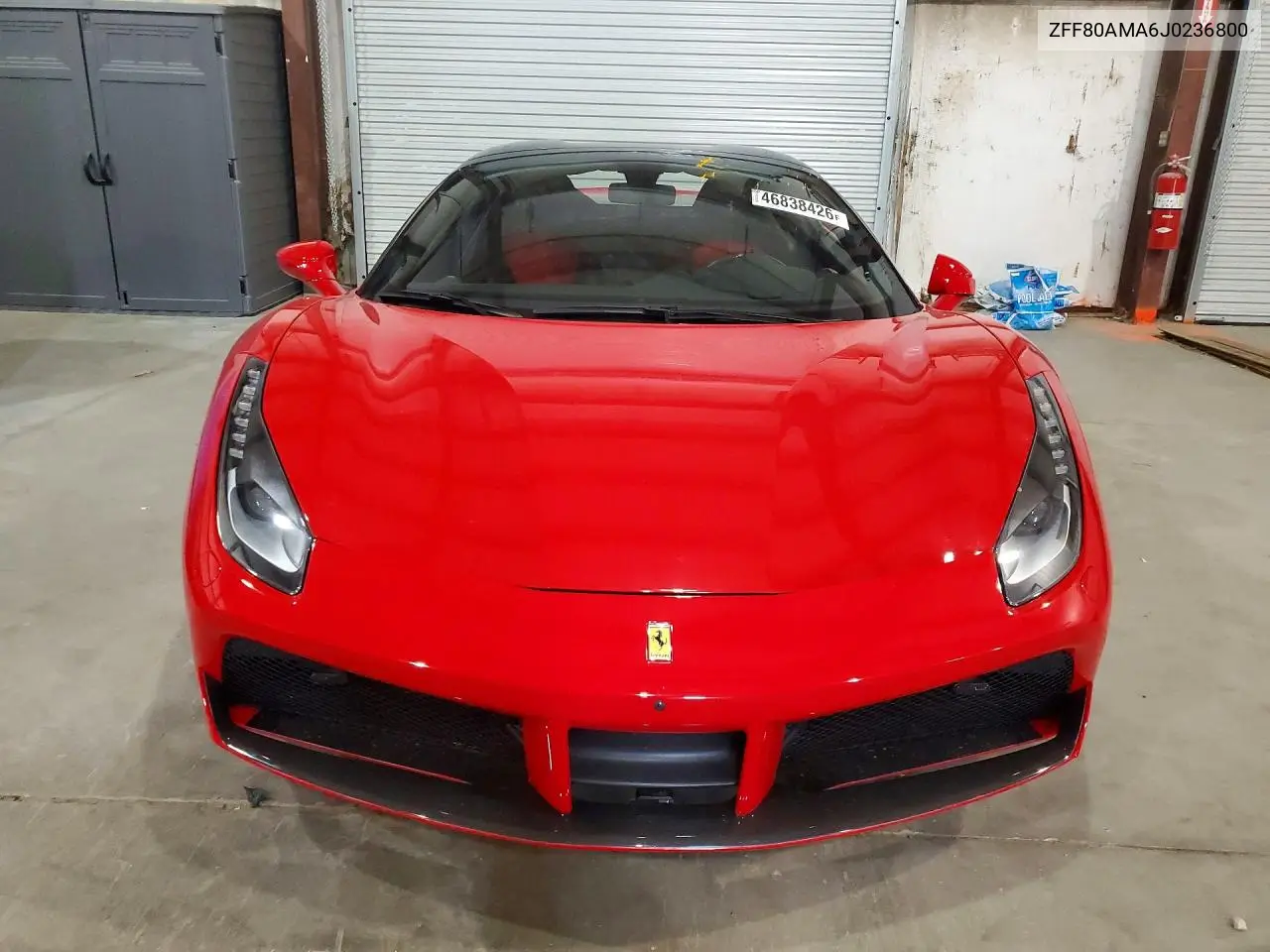 2018 Ferrari 488 Spider VIN: ZFF80AMA6J0236800 Lot: 46838426