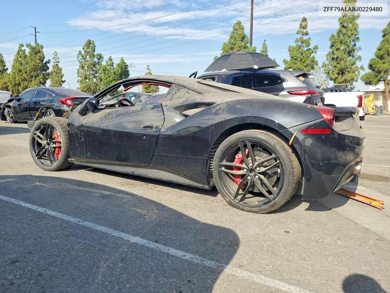 2018 Ferrari 488 Gtb VIN: ZFF79ALA8J0229480 Lot: 60896036
