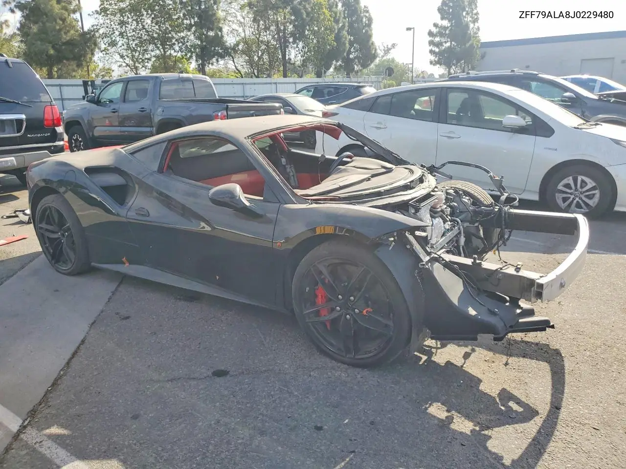 2018 Ferrari 488 Gtb VIN: ZFF79ALA8J0229480 Lot: 60896036