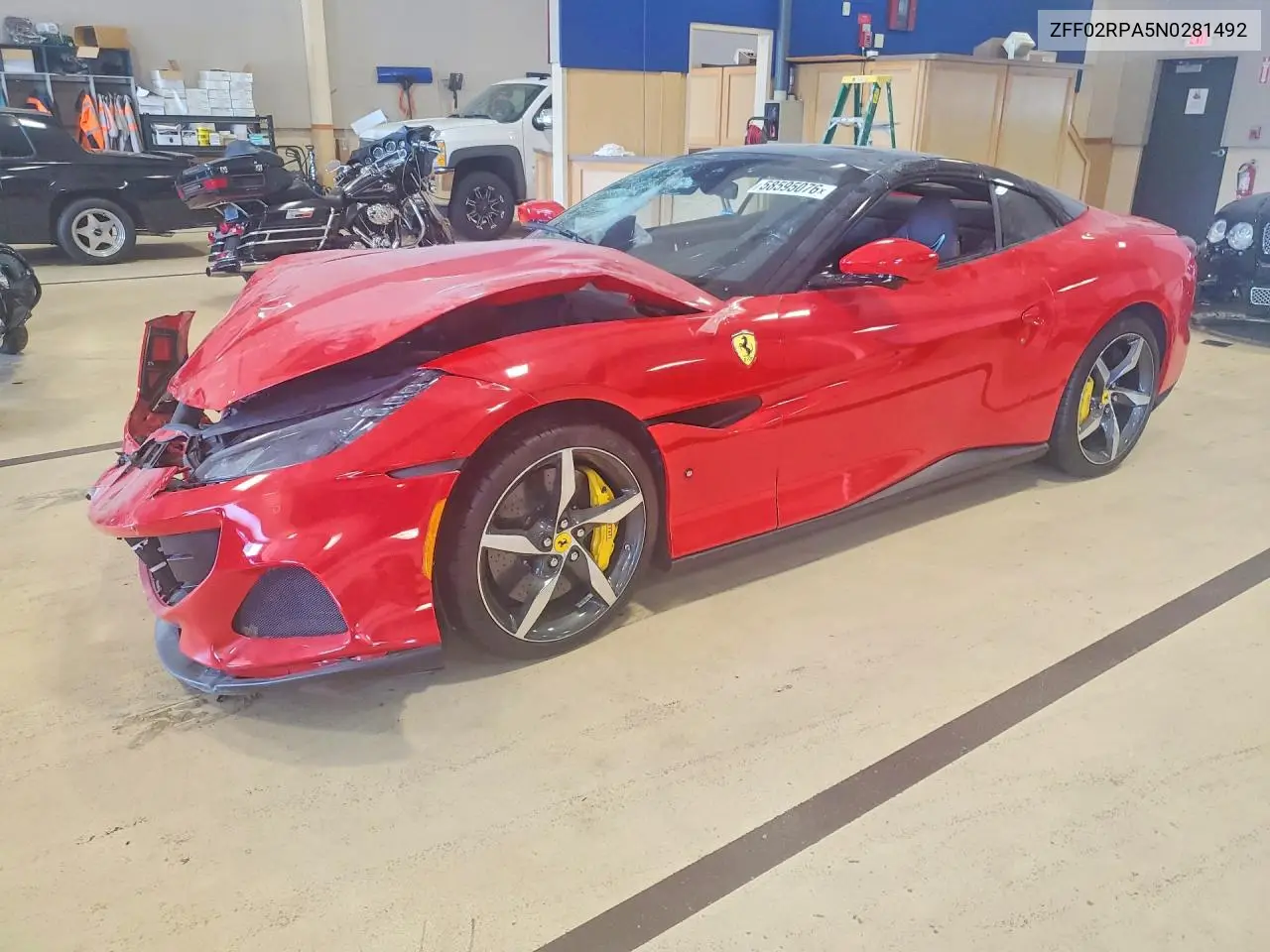2022 Ferrari Portofino M VIN: ZFF02RPA5N0281492 Lot: 58595076