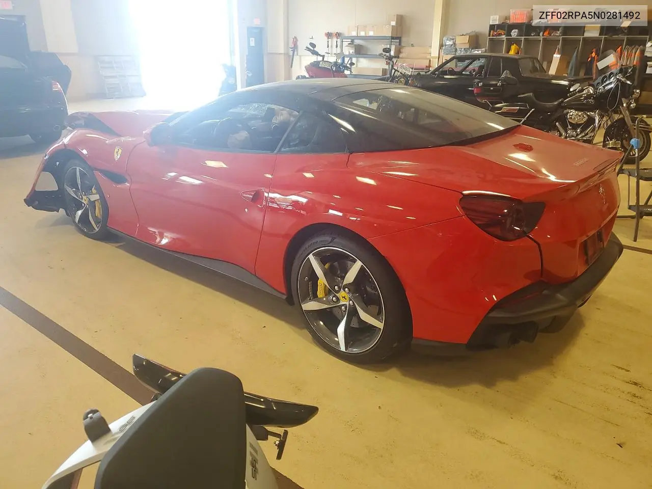 2022 Ferrari Portofino M VIN: ZFF02RPA5N0281492 Lot: 58595076