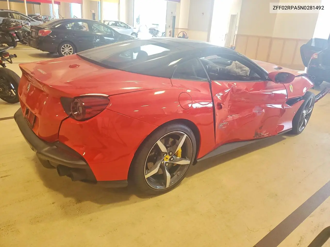 2022 Ferrari Portofino M VIN: ZFF02RPA5N0281492 Lot: 58595076