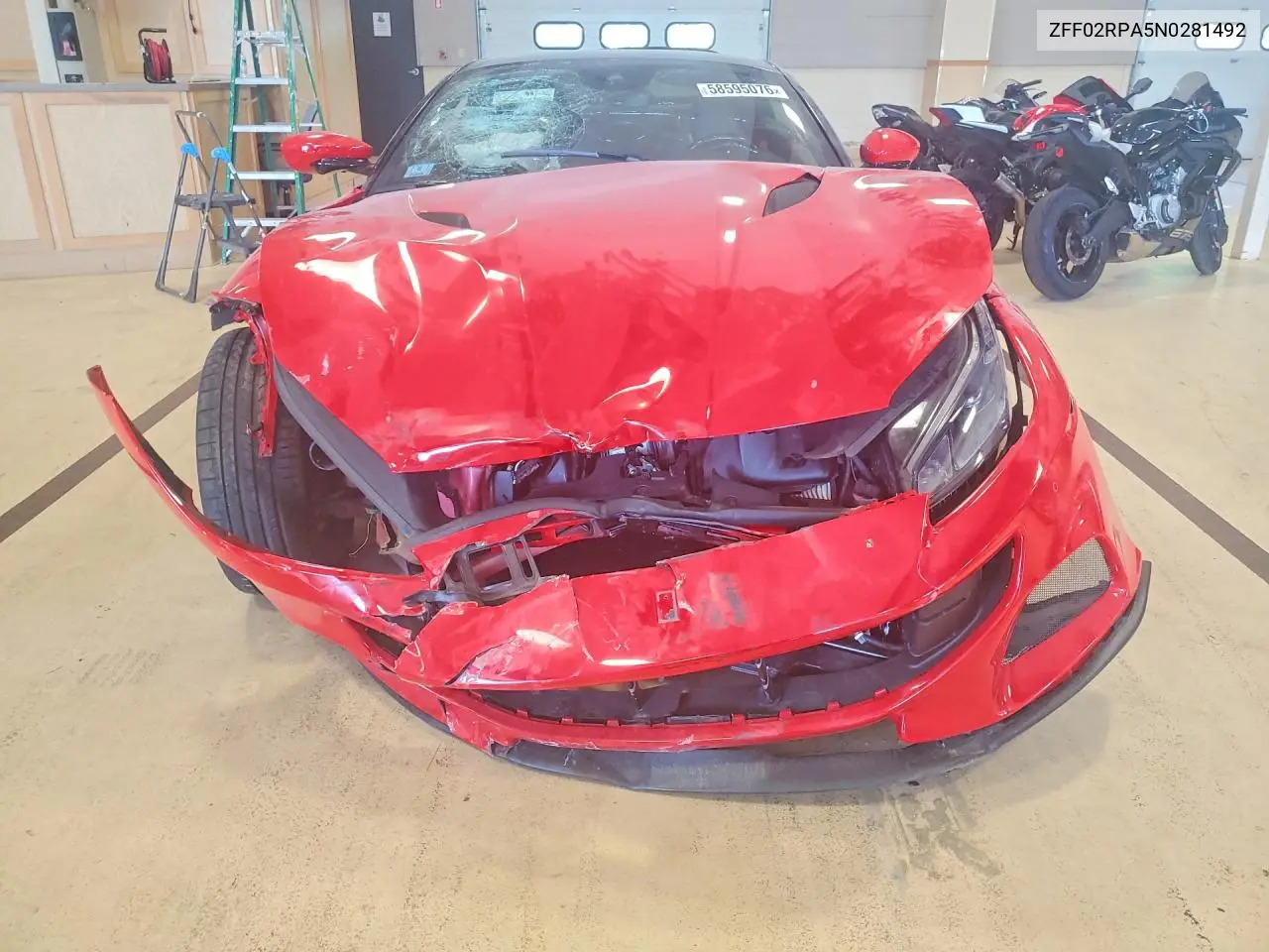 2022 Ferrari Portofino M VIN: ZFF02RPA5N0281492 Lot: 58595076