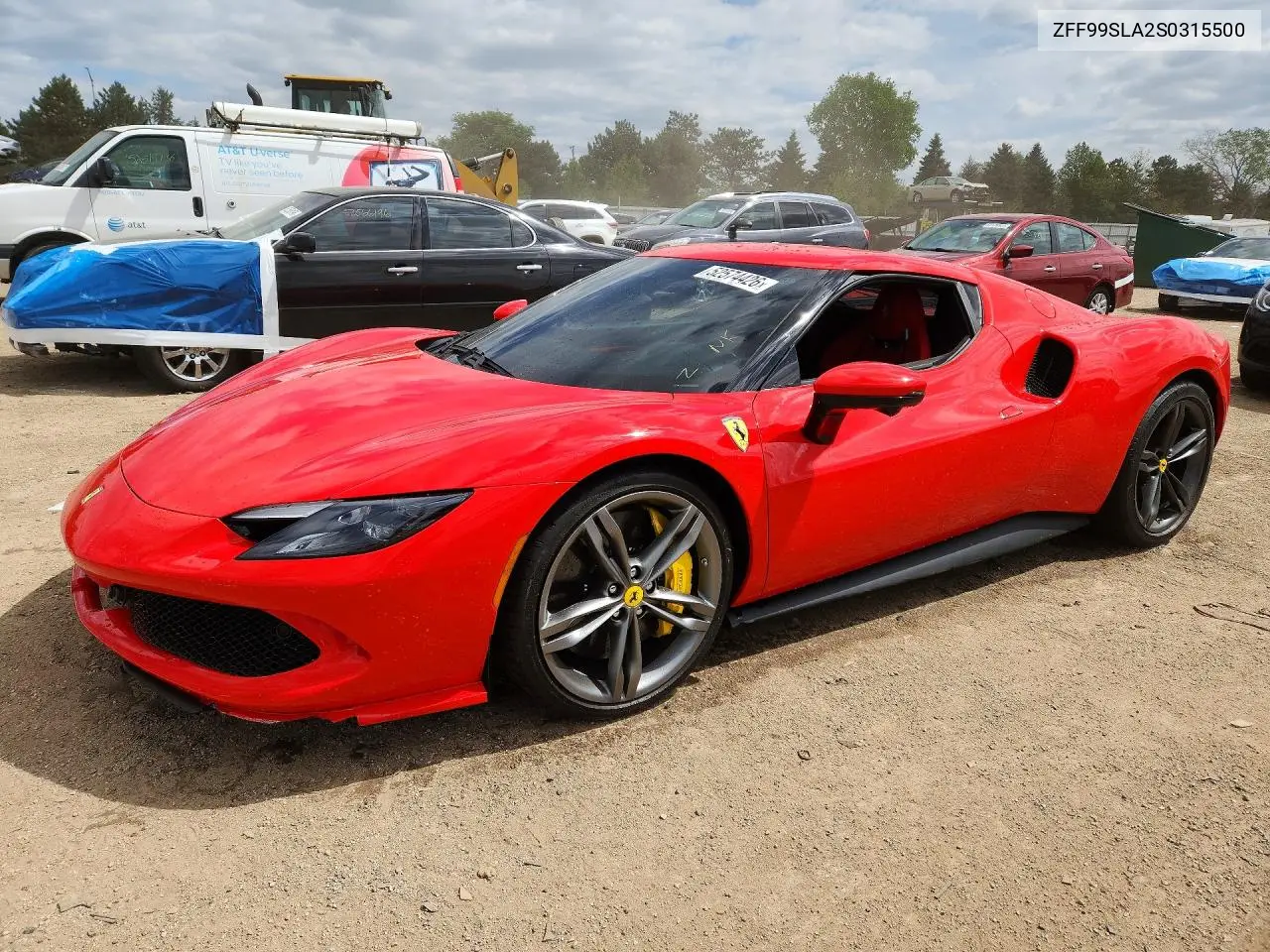 2025 Ferrari 296Gtb VIN: ZFF99SLA2S0315500 Lot: 52574426