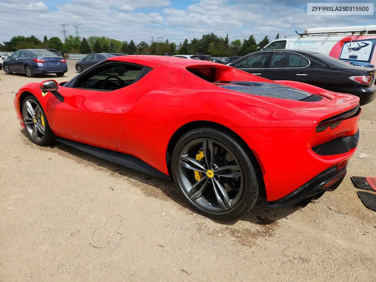 2025 Ferrari 296Gtb VIN: ZFF99SLA2S0315500 Lot: 52574426