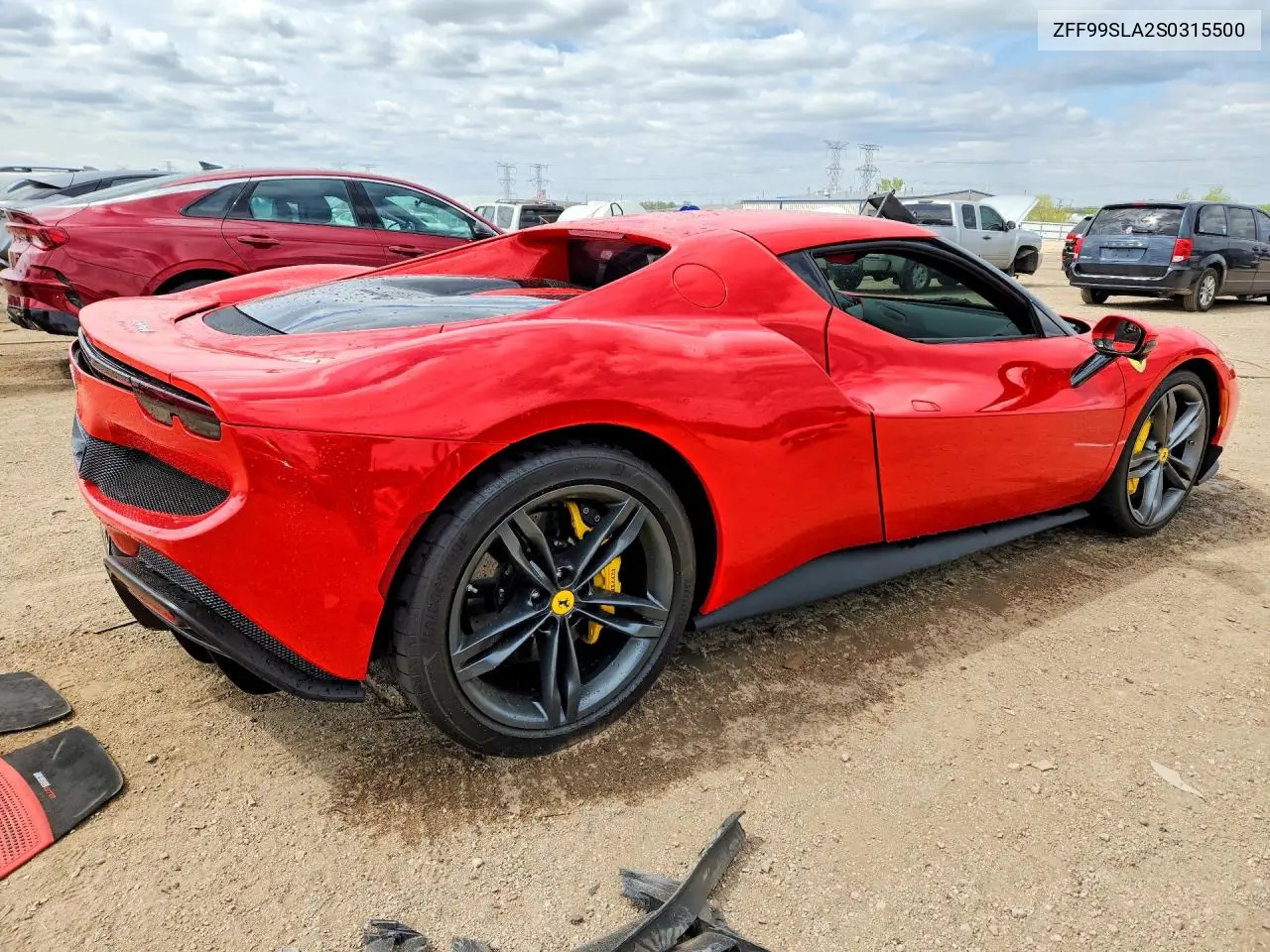 2025 Ferrari 296Gtb VIN: ZFF99SLA2S0315500 Lot: 52574426