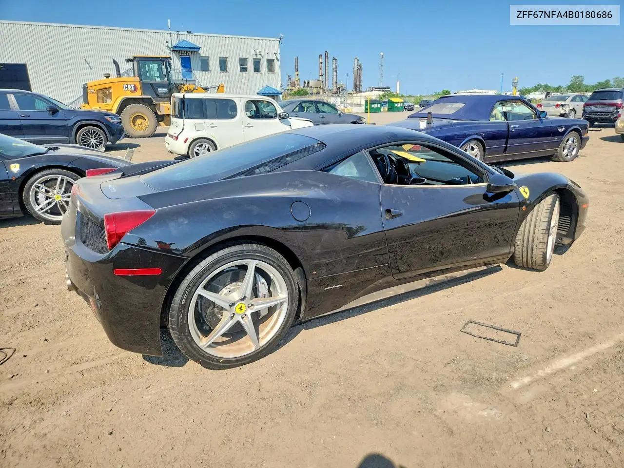 2011 Ferrari 458 Italia VIN: ZFF67NFA4B0180686 Lot: 60056986