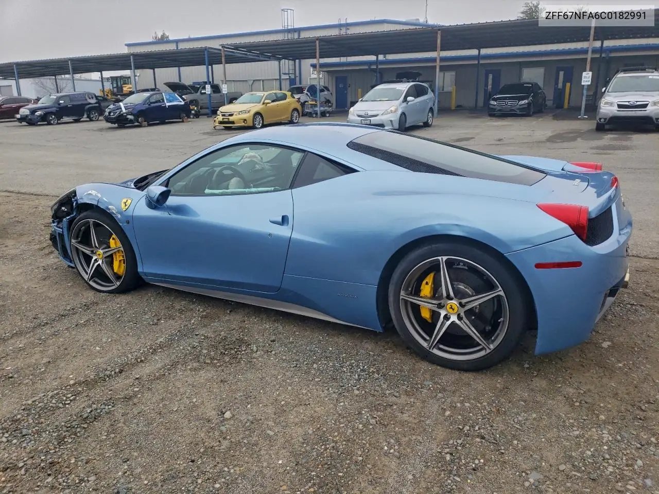 2012 Ferrari 458 Italia VIN: ZFF67NFA6C0182991 Lot: 74289715