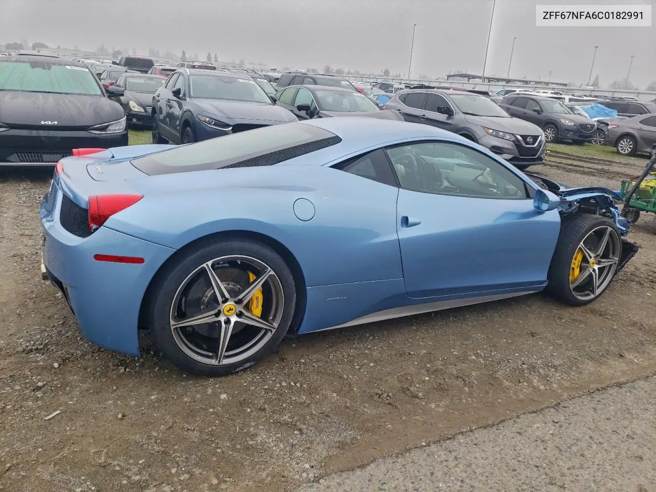 2012 Ferrari 458 Italia VIN: ZFF67NFA6C0182991 Lot: 74289715