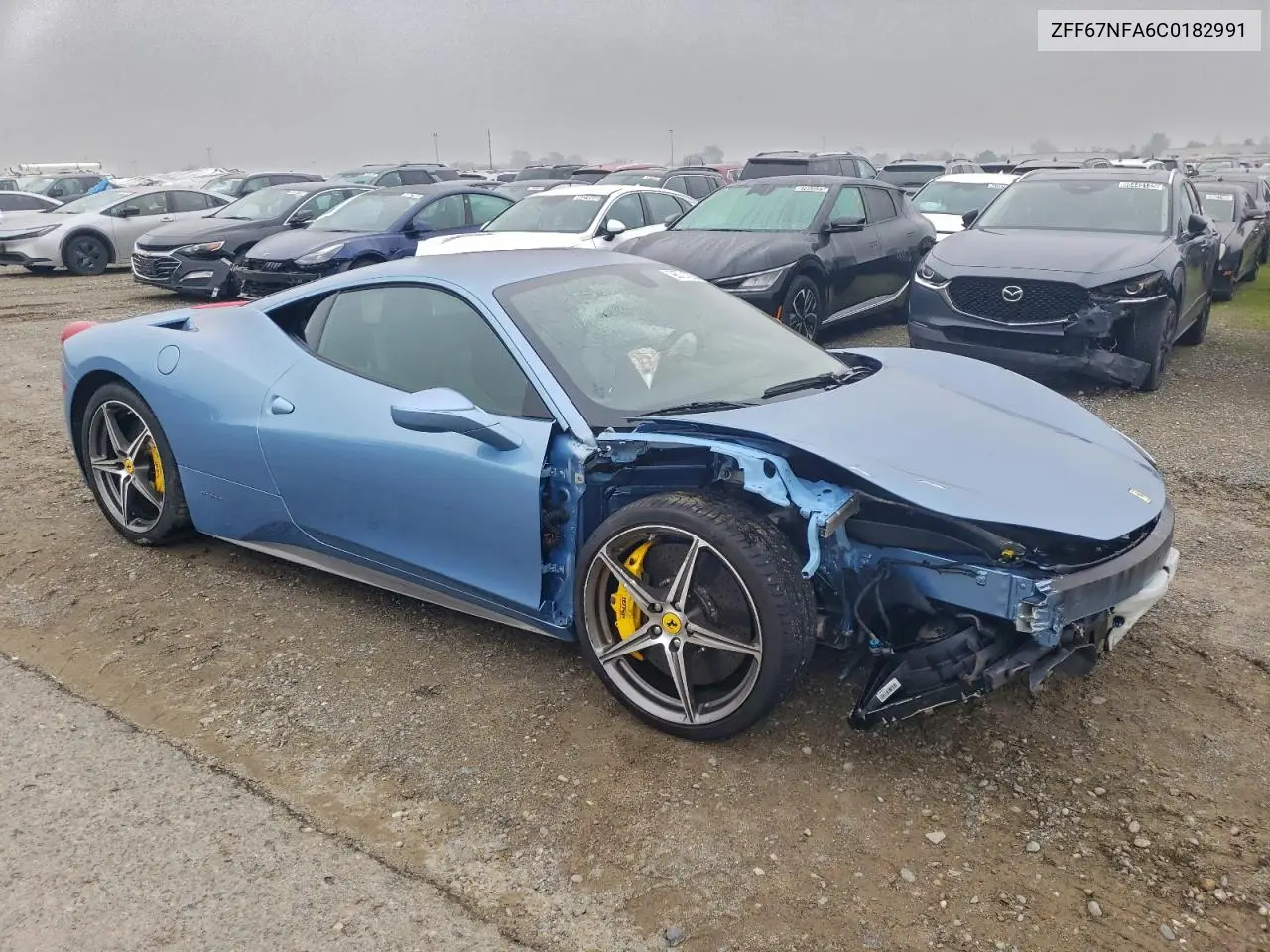 2012 Ferrari 458 Italia VIN: ZFF67NFA6C0182991 Lot: 74289715