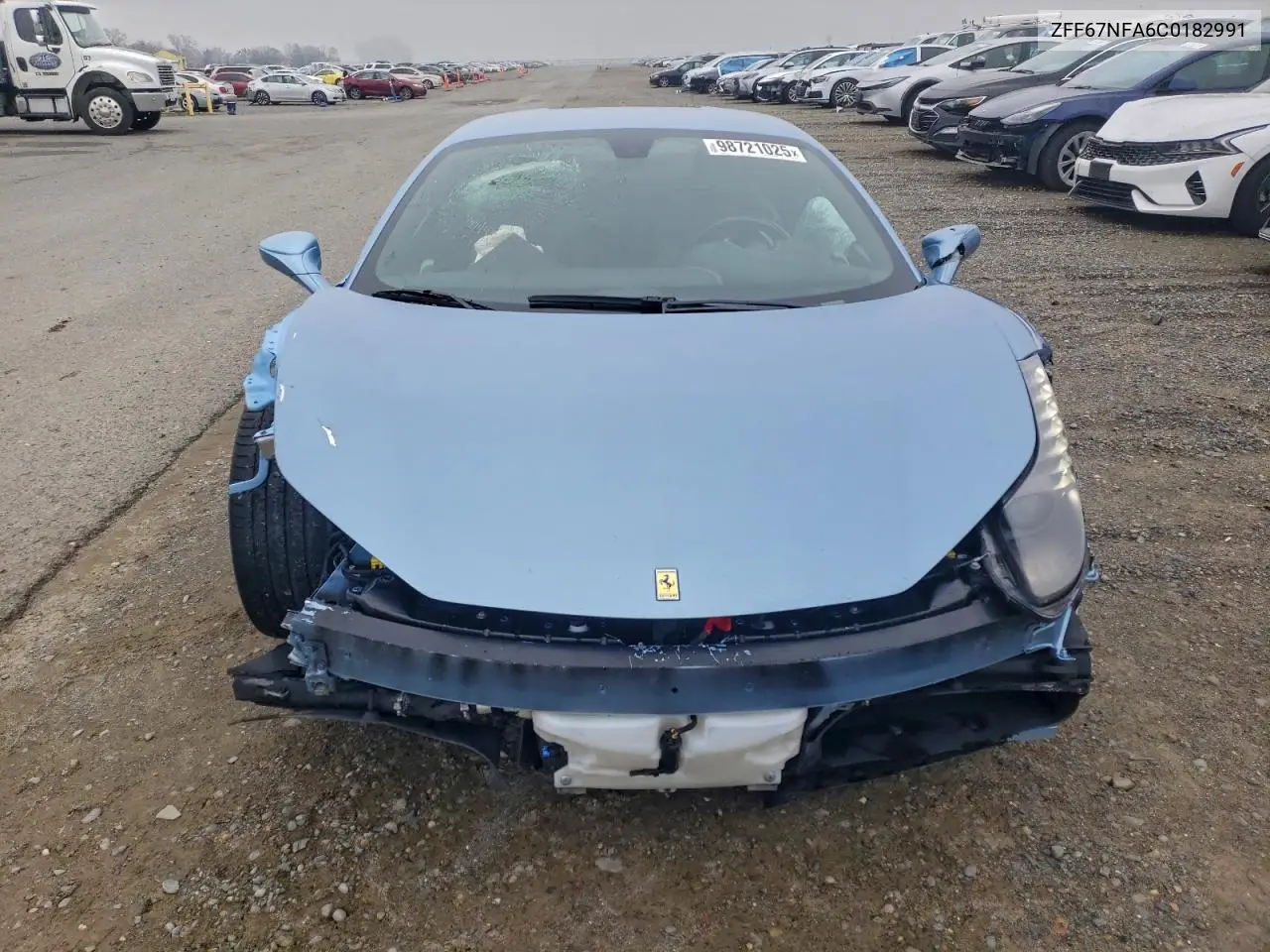 2012 Ferrari 458 Italia VIN: ZFF67NFA6C0182991 Lot: 74289715