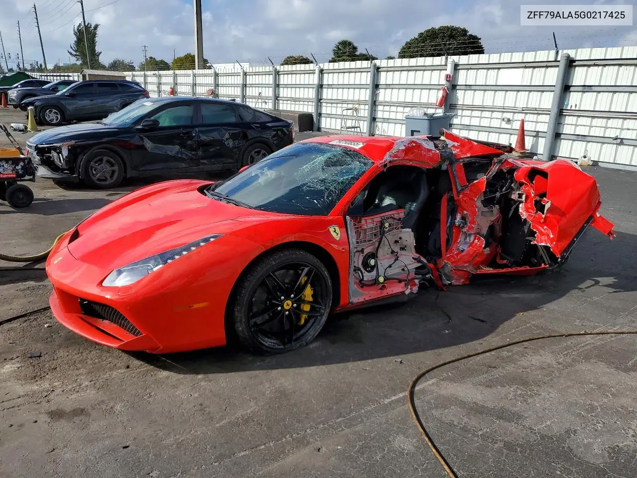 2016 Ferrari 488 Gtb VIN: ZFF79ALA5G0217425 Lot: 54877666