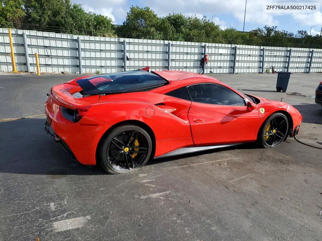 2016 Ferrari 488 Gtb VIN: ZFF79ALA5G0217425 Lot: 54877666